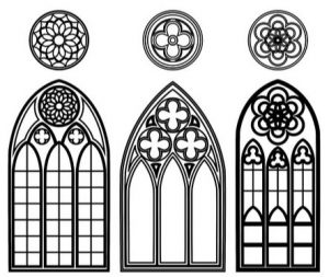   Stained Glass Windows and Gothic Architecture