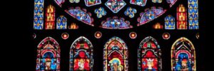 Image of the Chartres Cathedral stained glass