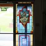 Custom stained glass window for a memorial