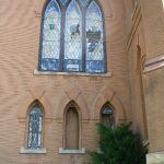 Getting ready to restore stained glass windows