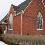 Before Custom protective stained glass window coverings for panels