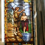 After restoring the stained glass window